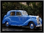 Niebieski Rolls Royce, Drzewa, Zabytkowy, Ulica